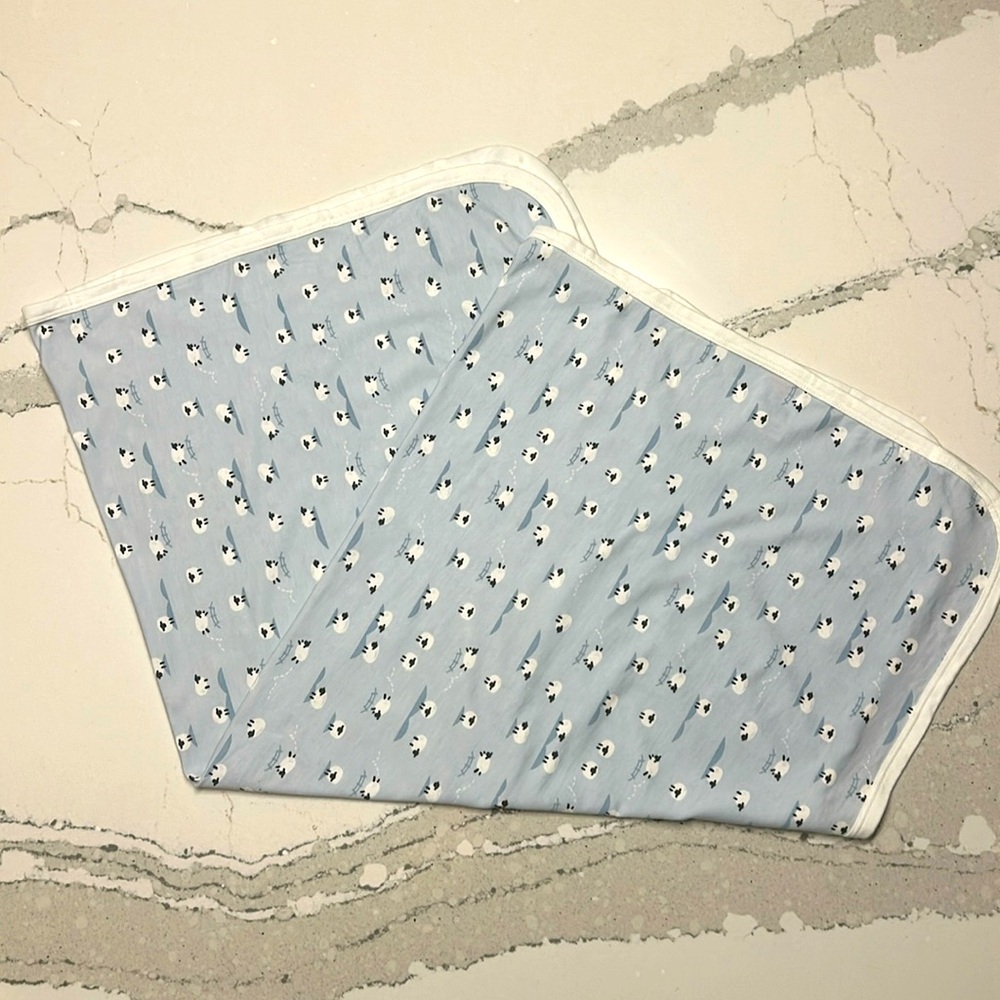 Magnetic Me Baa Baa Baby Blue Swaddle Blanket